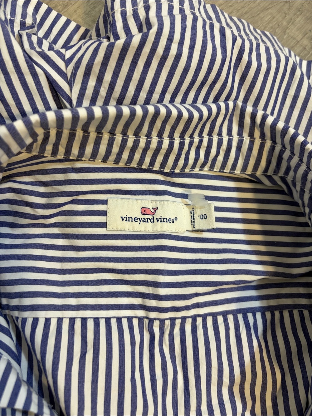 Vineyard Vines Navy and White Striped Jumpsuit/Romper